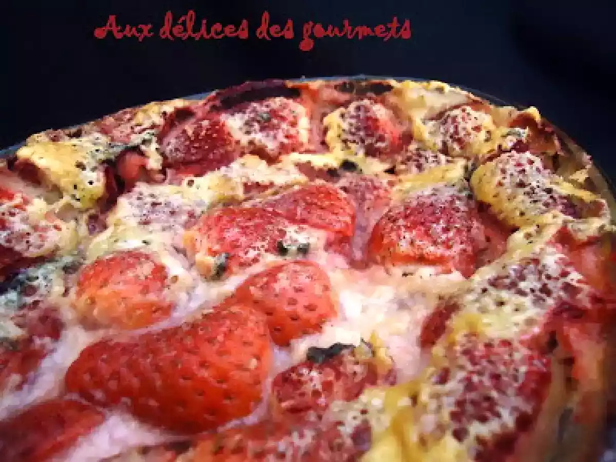 CLAFOUTIS DE FRAISES A LA MENTHE - photo 4