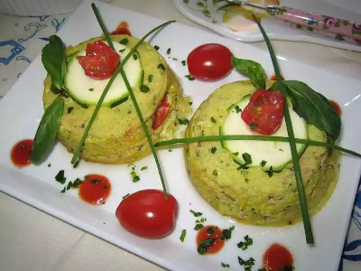 Clafoutis de légumes au jambon!!! - photo 4