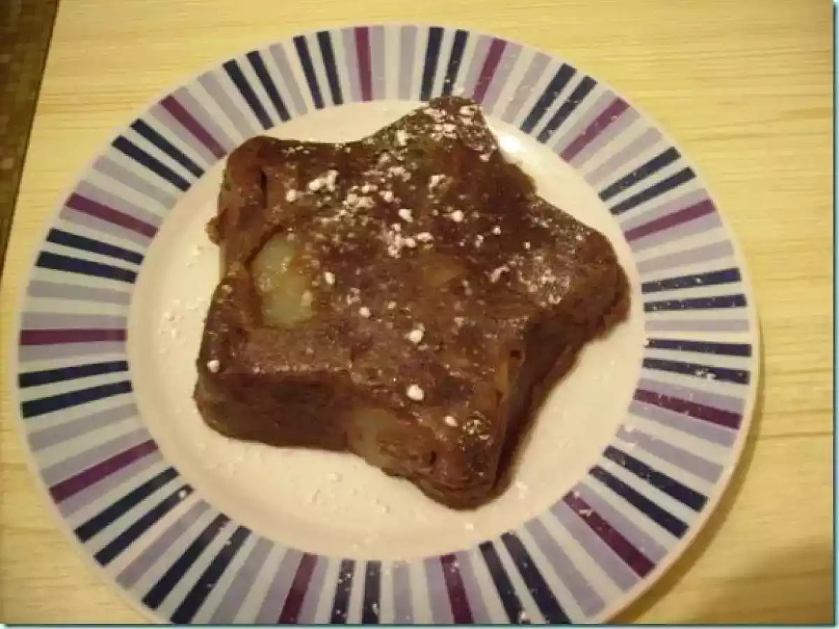 Clafoutis de poires au chocolat (Léger !!)