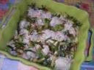 Clafoutis de saumon et cabillaud aux légumes
