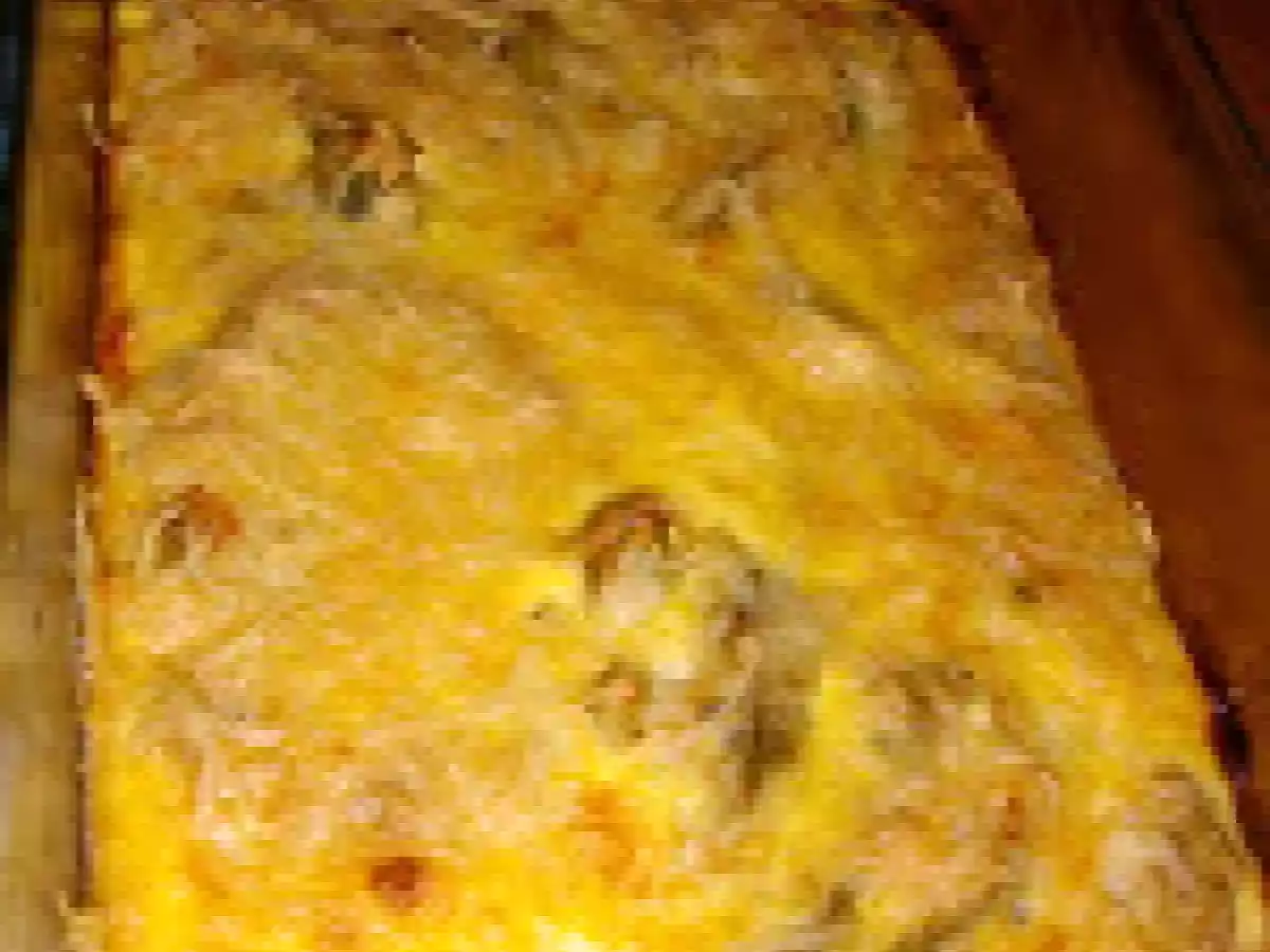 Clafoutis de thon aux poivrons et boursin