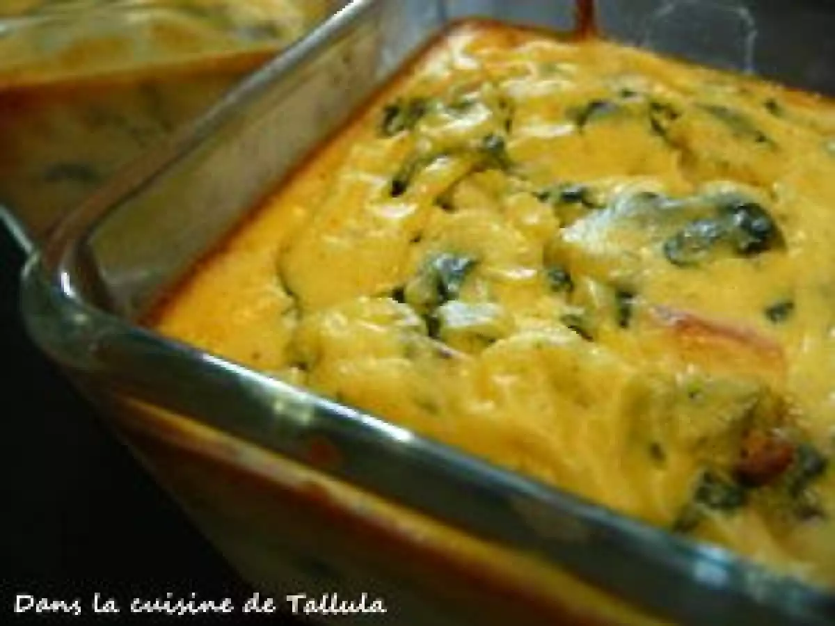 Clafoutis épinards et truite fumée - photo 2