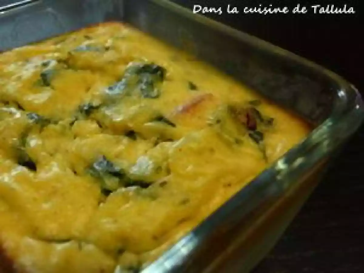 Clafoutis épinards et truite fumée - photo 5