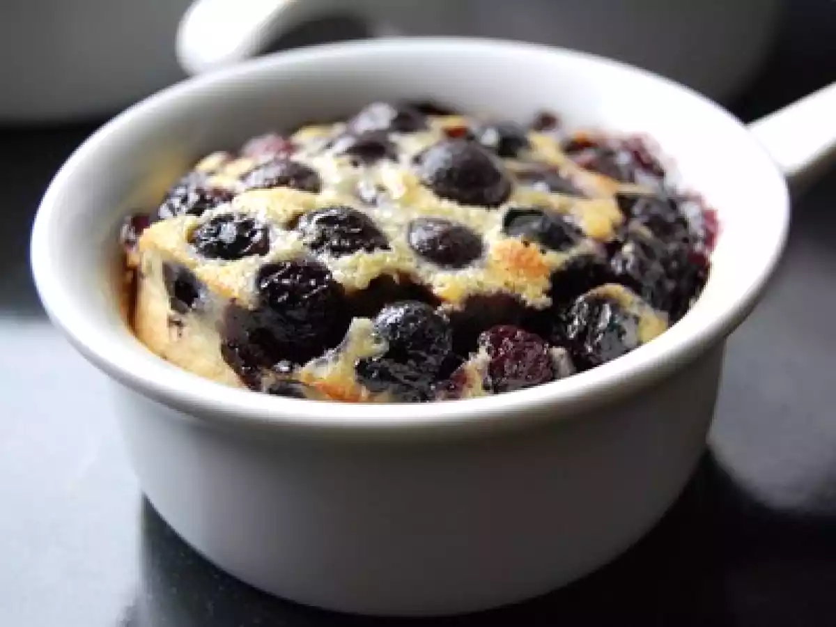 Clafoutis express aux myrtilles