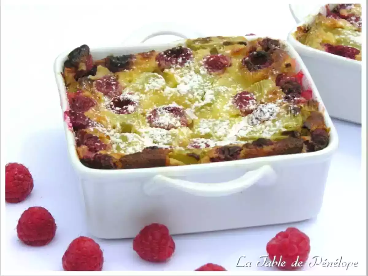Clafoutis Framboises - Rhubarbe - photo 2