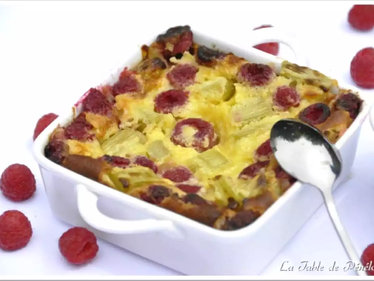Clafoutis Framboises - Rhubarbe - photo 3