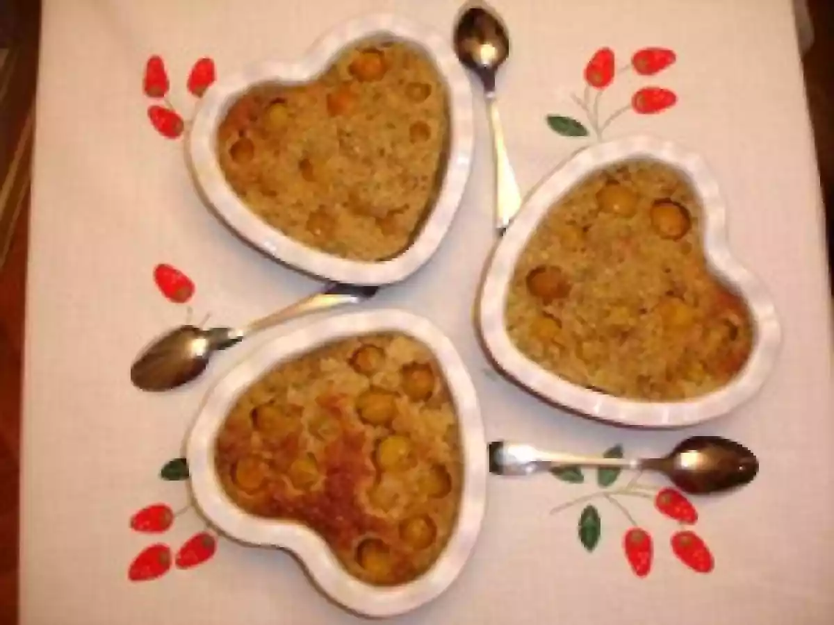 Clafoutis mirabelles, poudre de noisettes et cardamome - photo 3