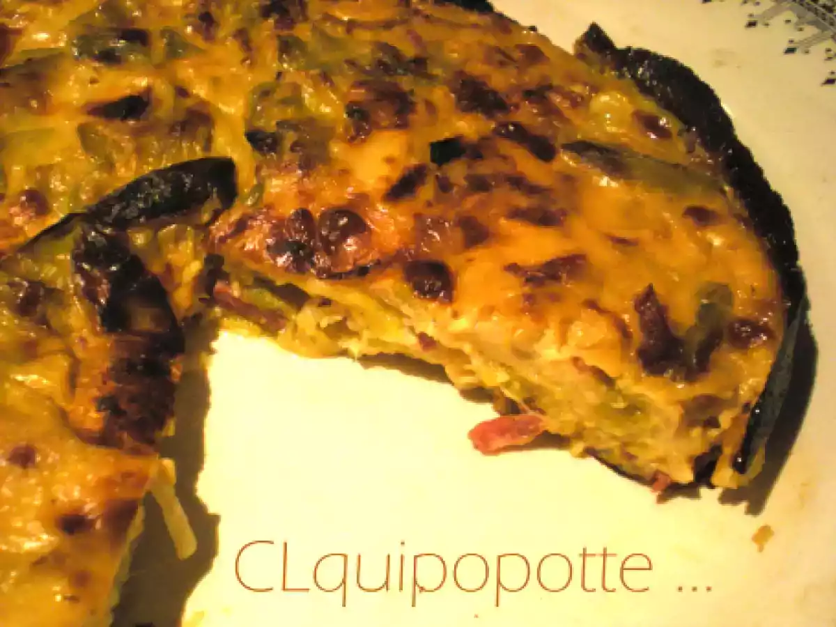 Clafoutis poireau – camembert - photo 2