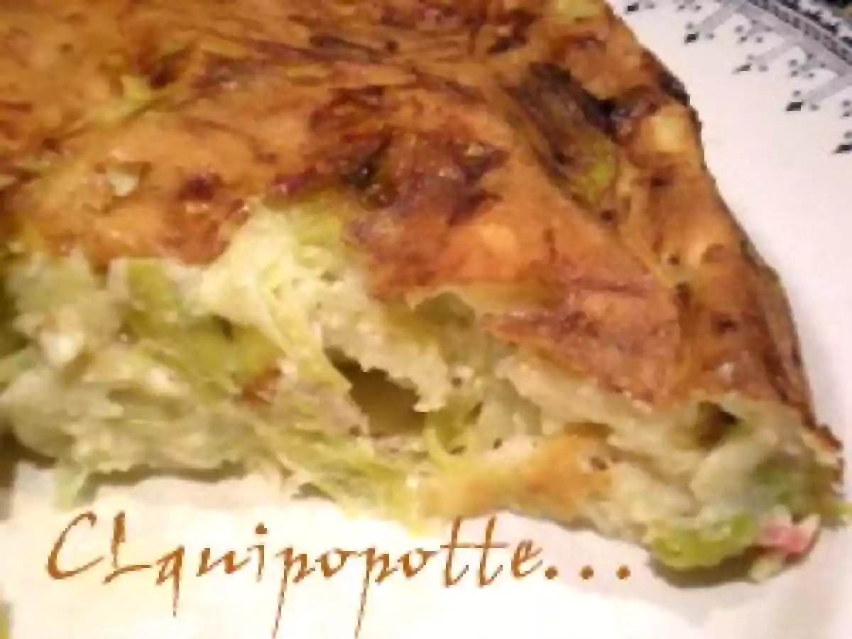Clafoutis poireau – camembert - photo 3