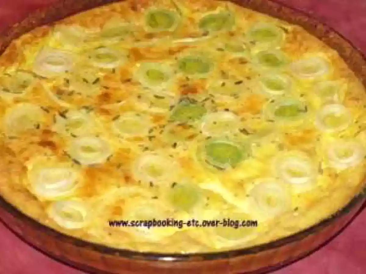 Clafoutis poireaux lardons - photo 2