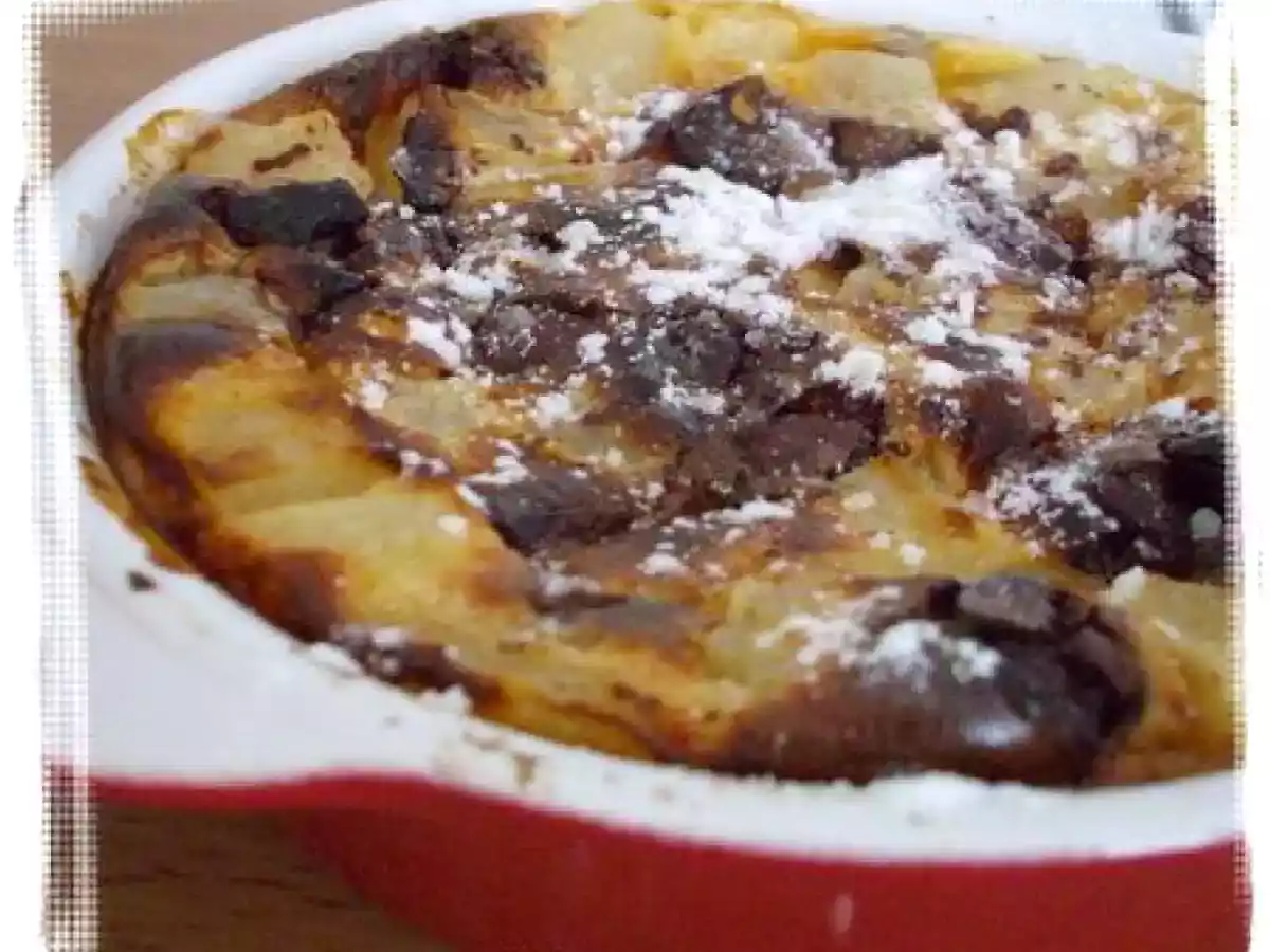 Clafoutis poires & pépites de chocolat - photo 2