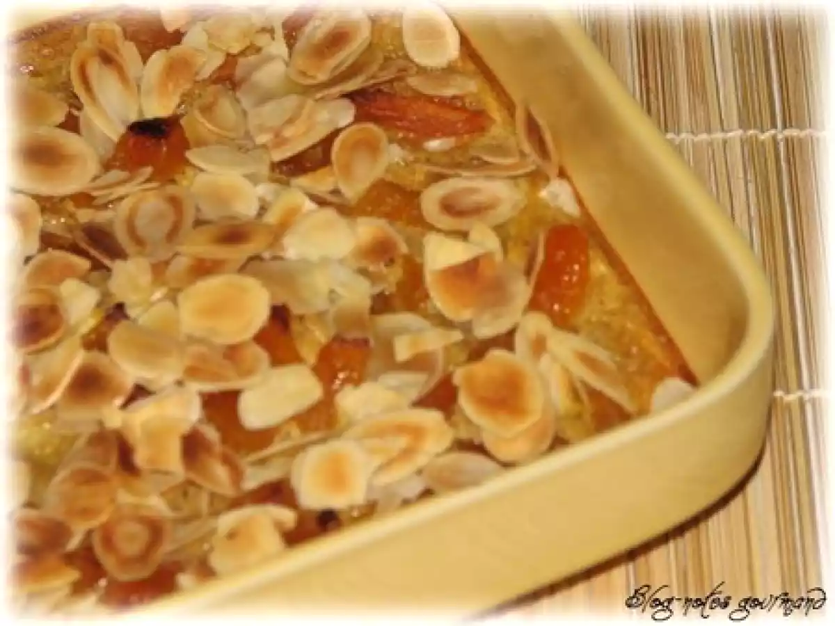 Clafoutis pomme amande abricot - photo 2