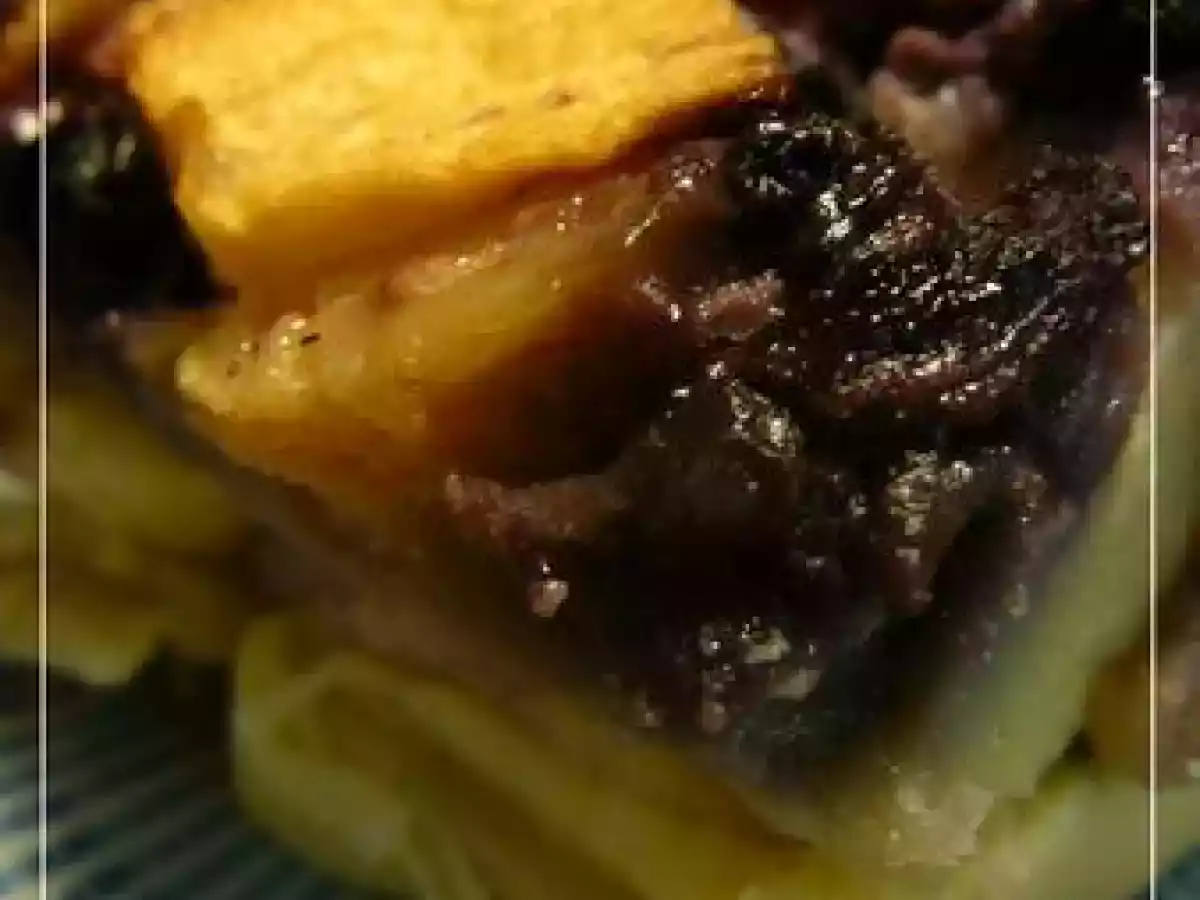 Clafoutis pommes et myrtilles