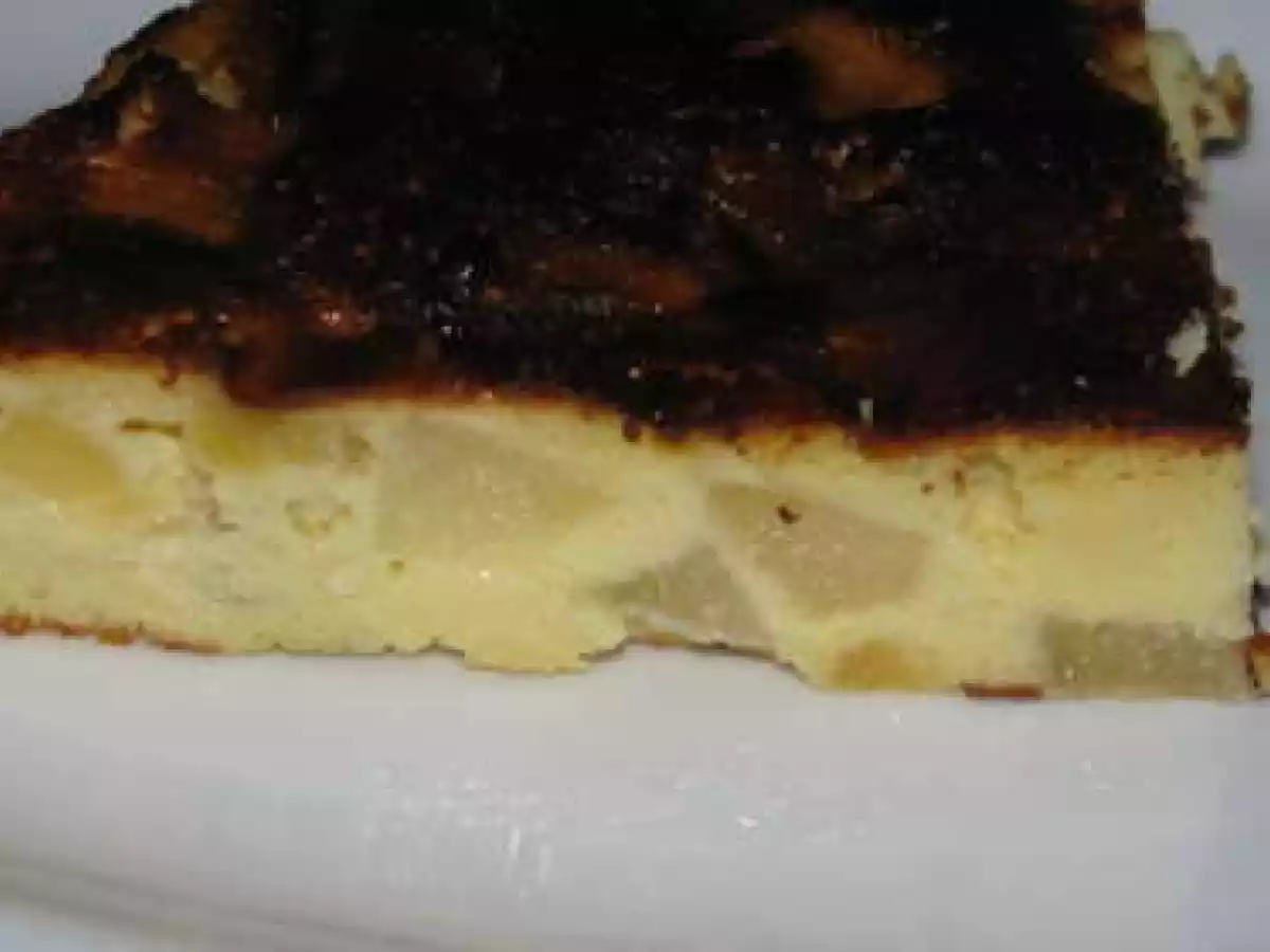 Clafoutis pommes poires au fromage blanc - photo 2