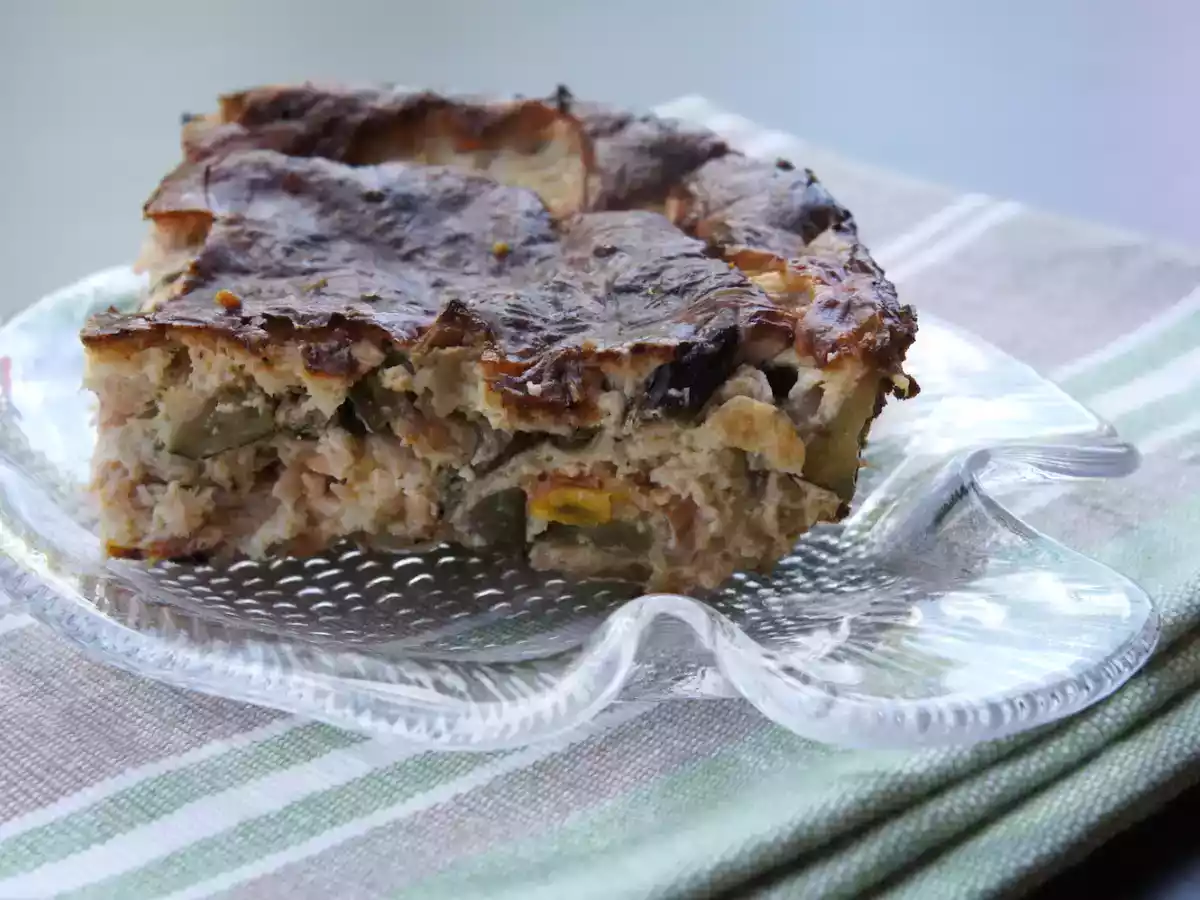 Clafoutis ratatouille et saumon fumé - photo 2