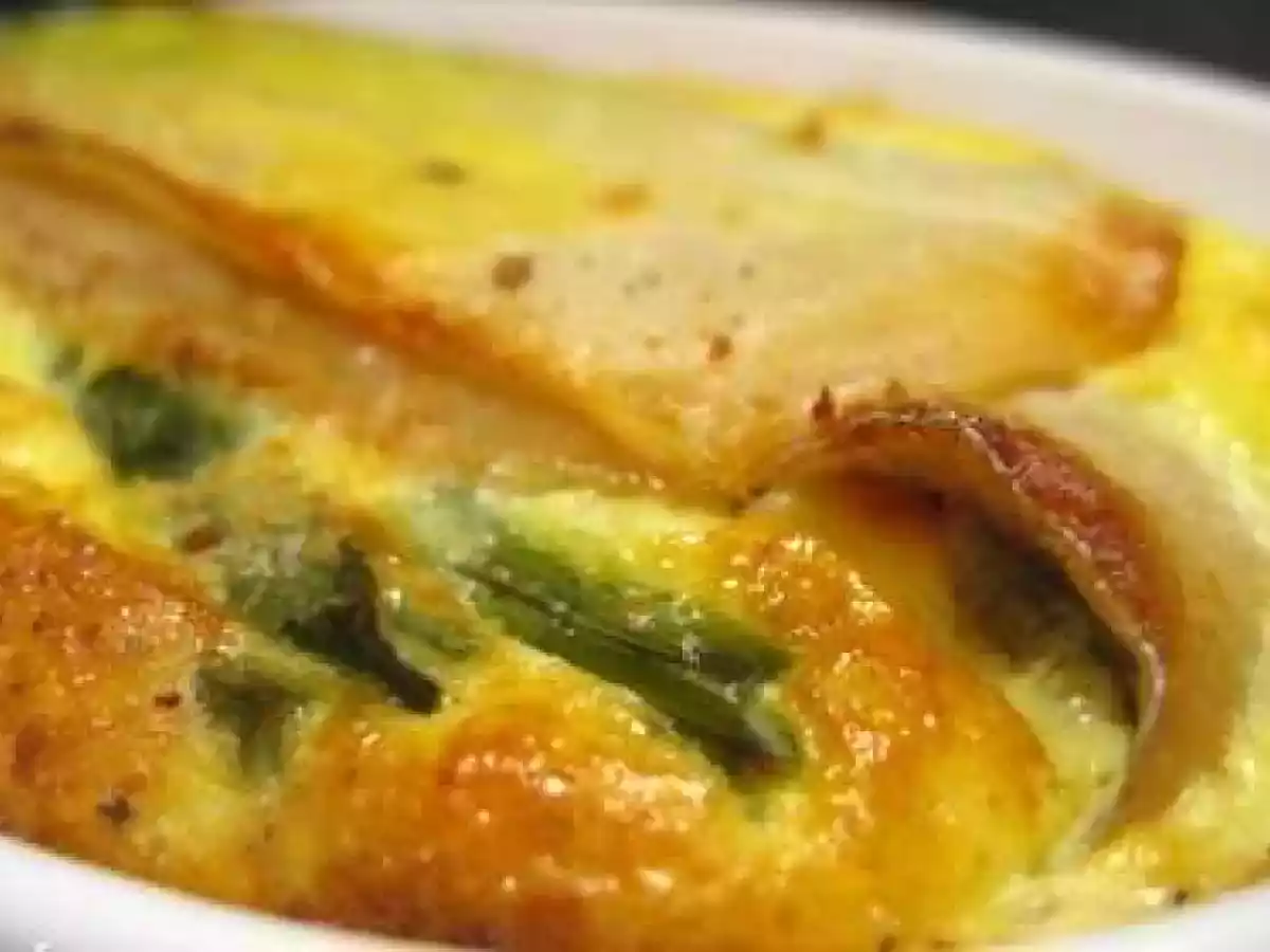 CLAFOUTIS SALE HARENGS FUMES POIREAUX