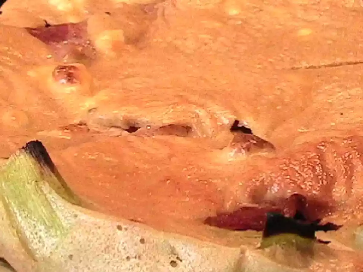 Clafoutis salé, pour légumes d'automne le premier jour de l'été