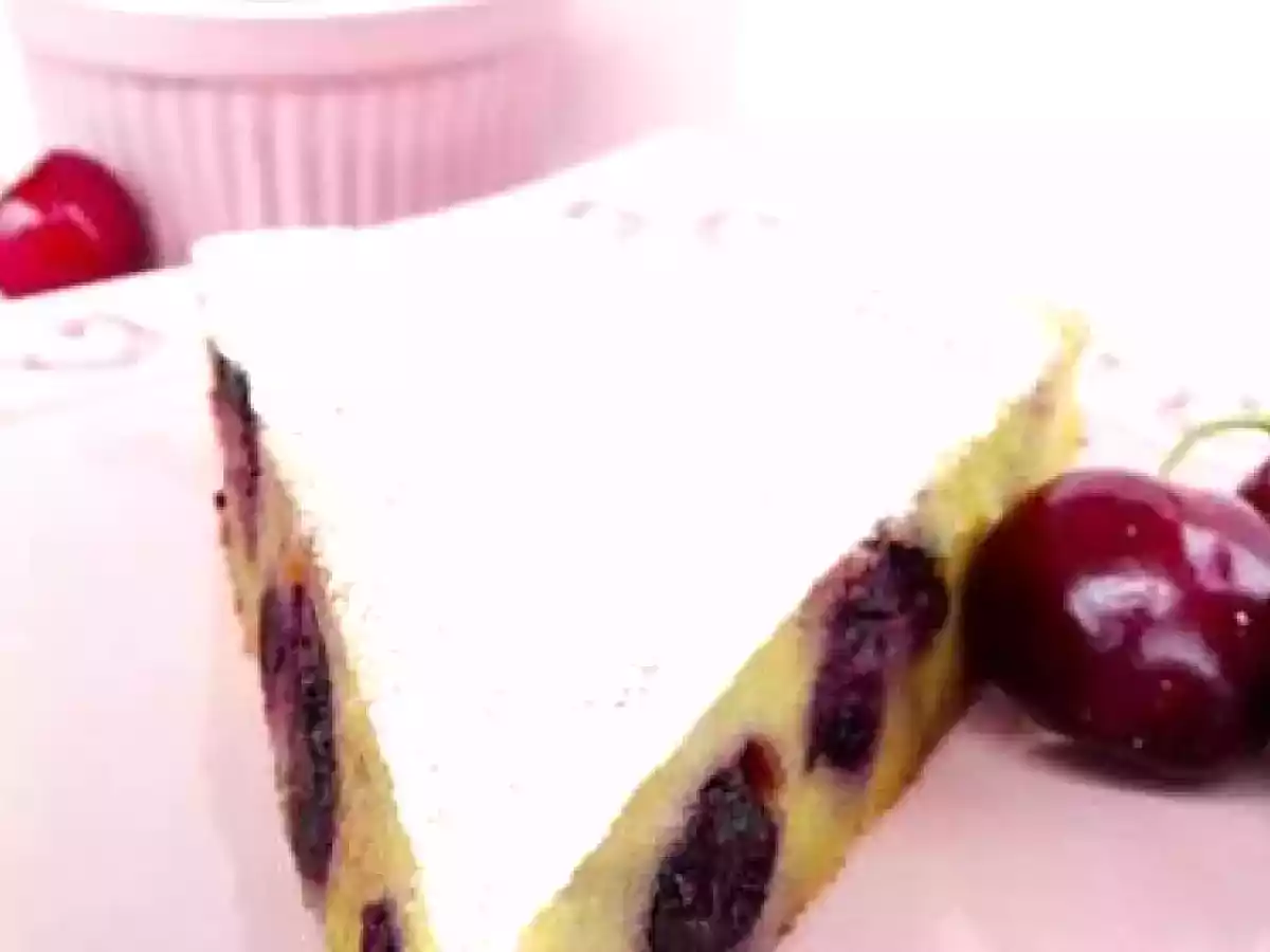 clafoutis semoule de blé et cerises - photo 2