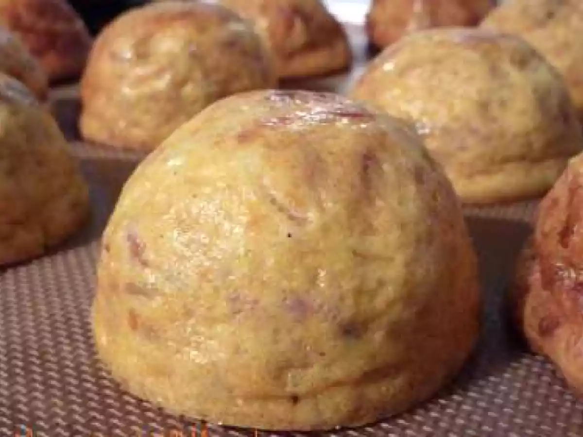 Clafoutis tomates séchées, lardons, oignons, curry - photo 2