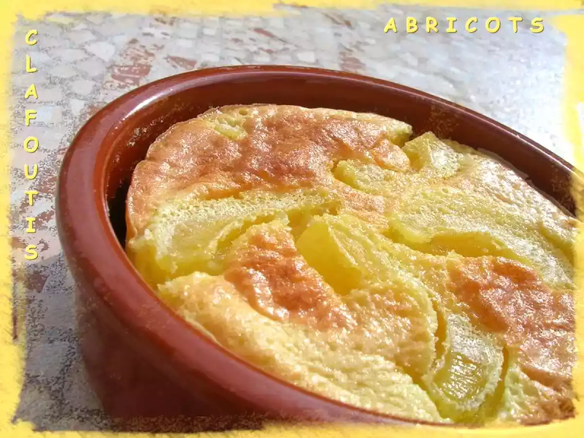Clafoutis tout mimi aux abricots!!