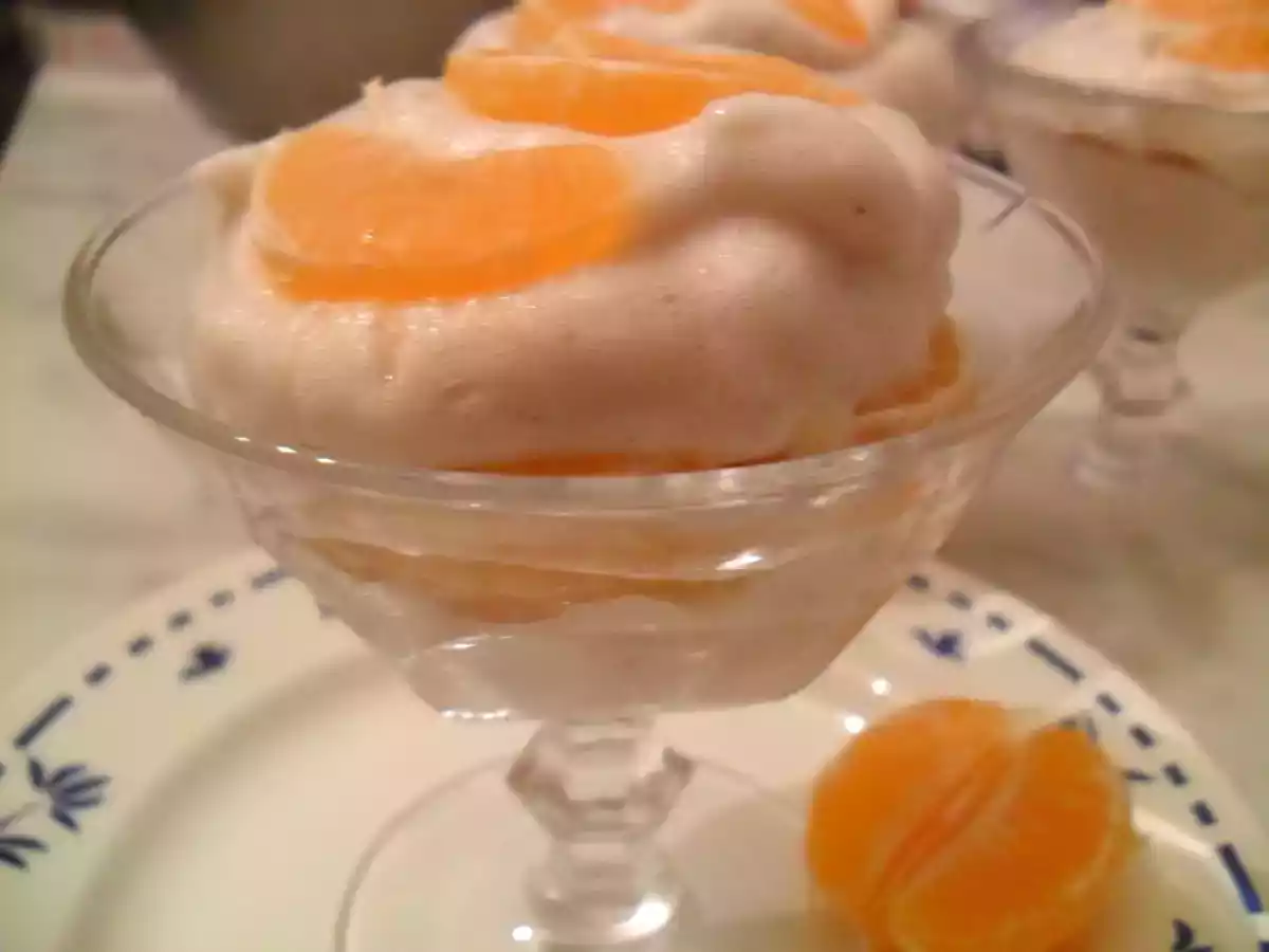 CLÉMENTINES A LA MOUSSE DE BANANE