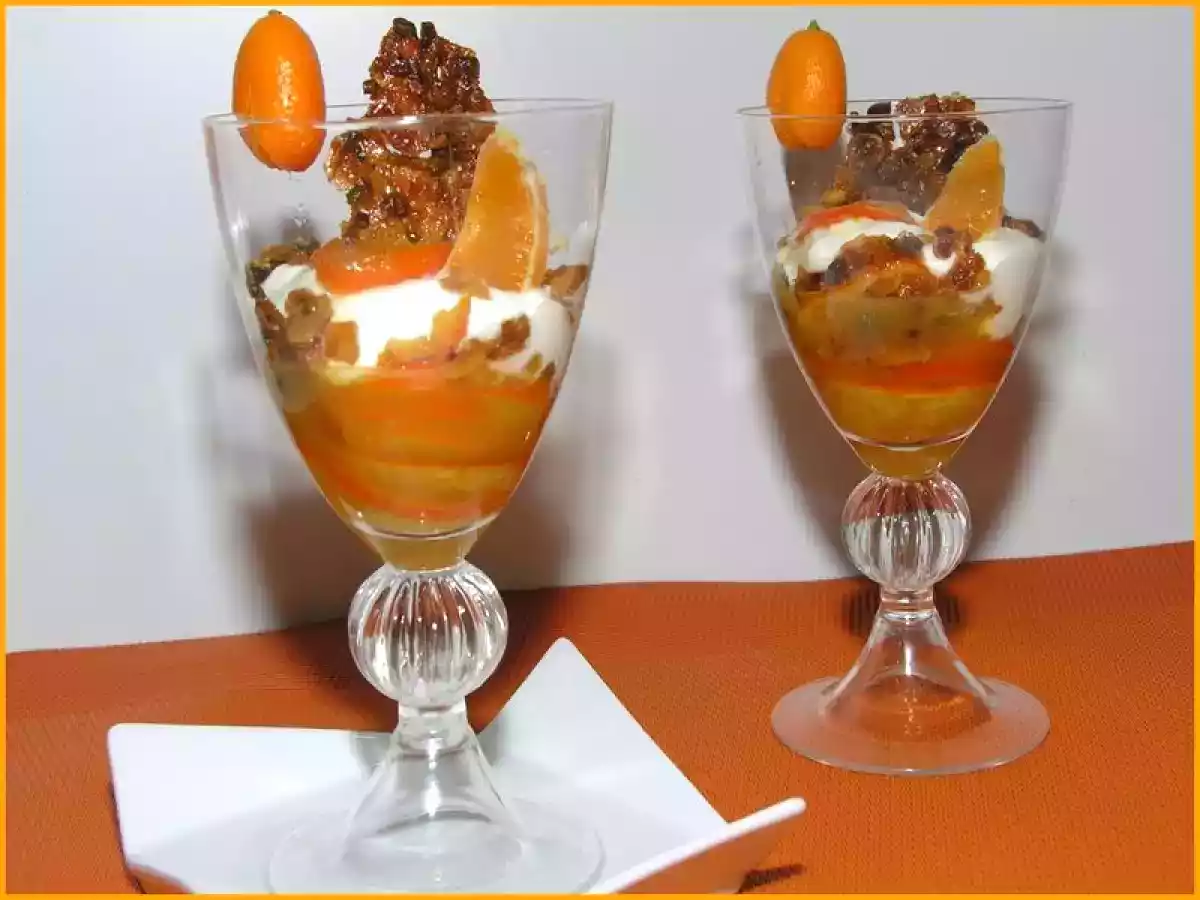 Clémentines au Croquant de Fruits Secs