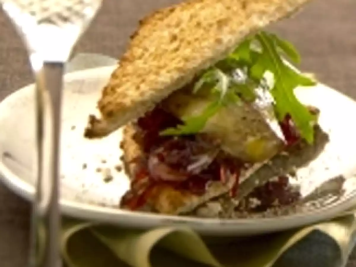 Club Sandwich au foie gras