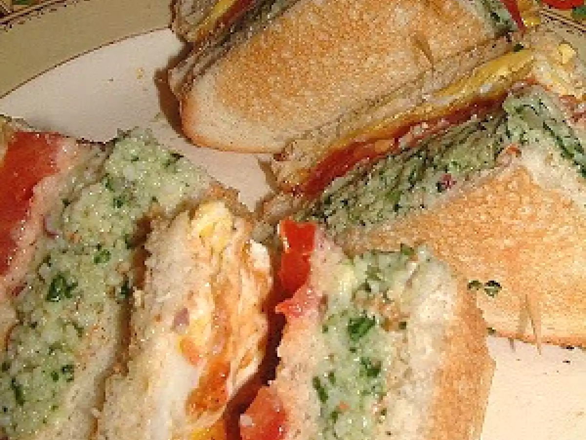 Club sandwich au goberge