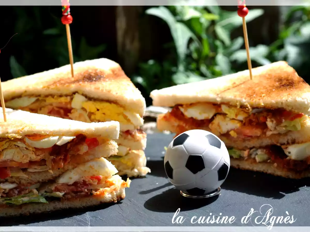 Club sandwich poulet