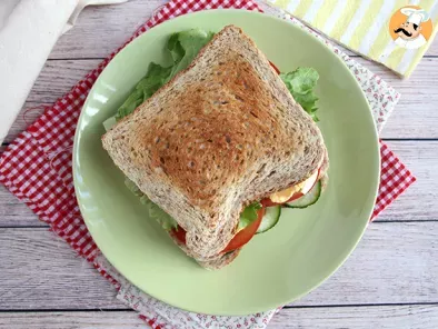 Club sandwich végétarien, photo 2