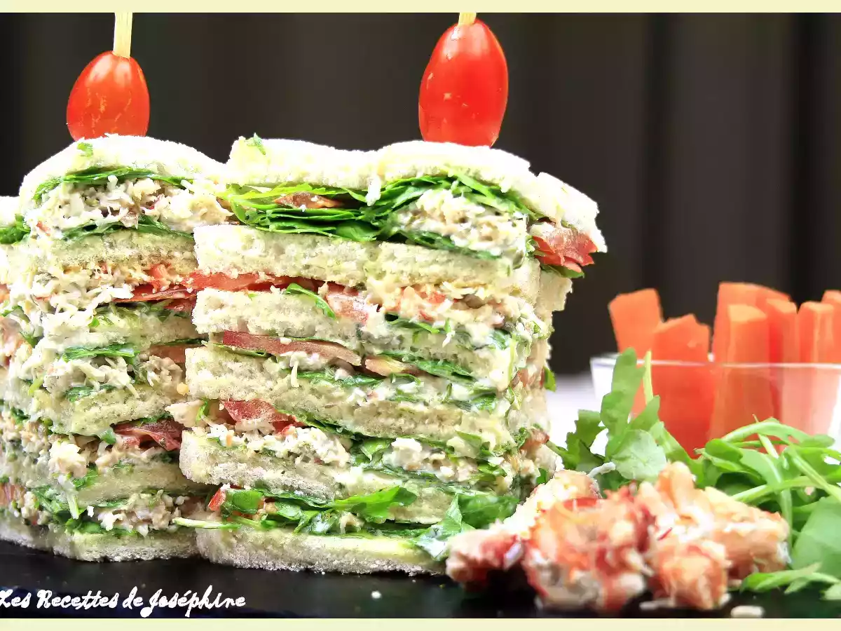Club sandwichs au crabe
