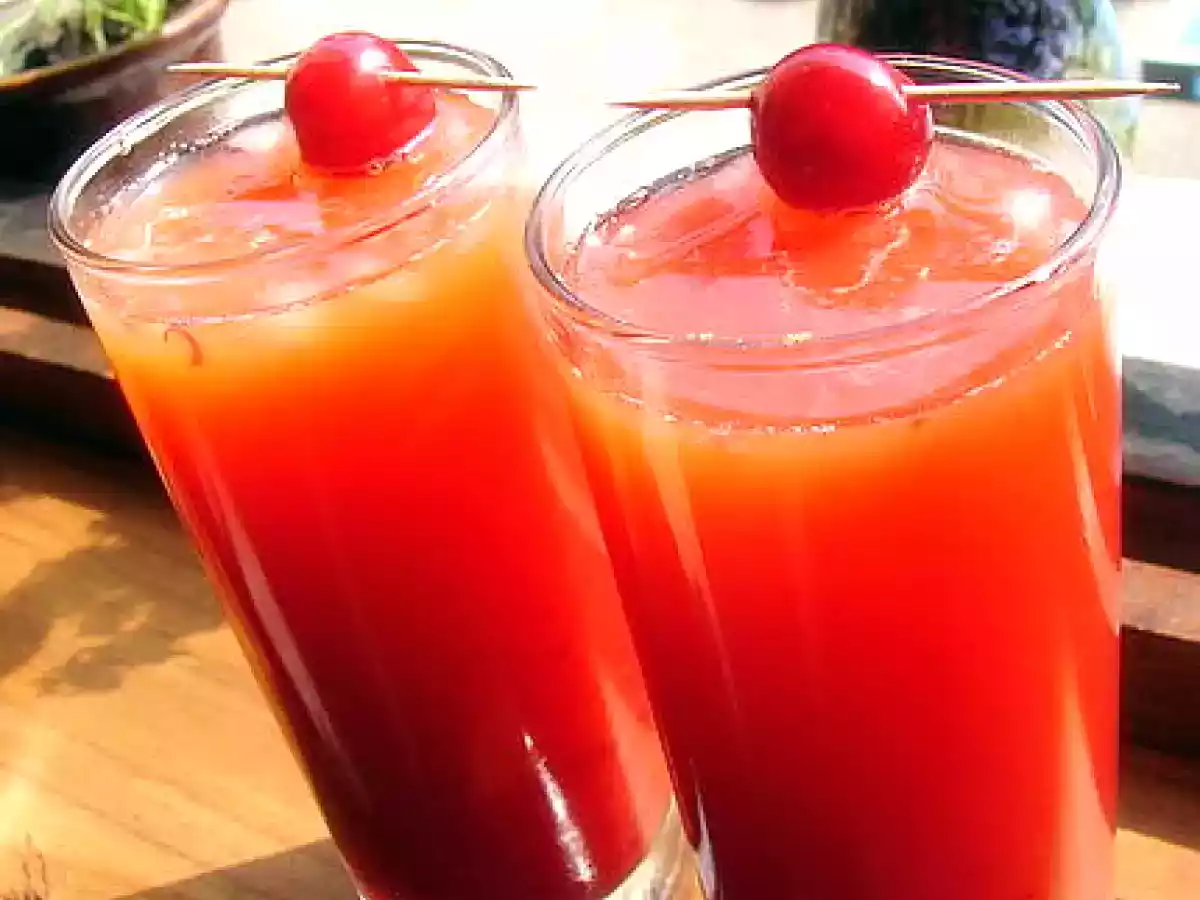 Cocktail au jus de cerise