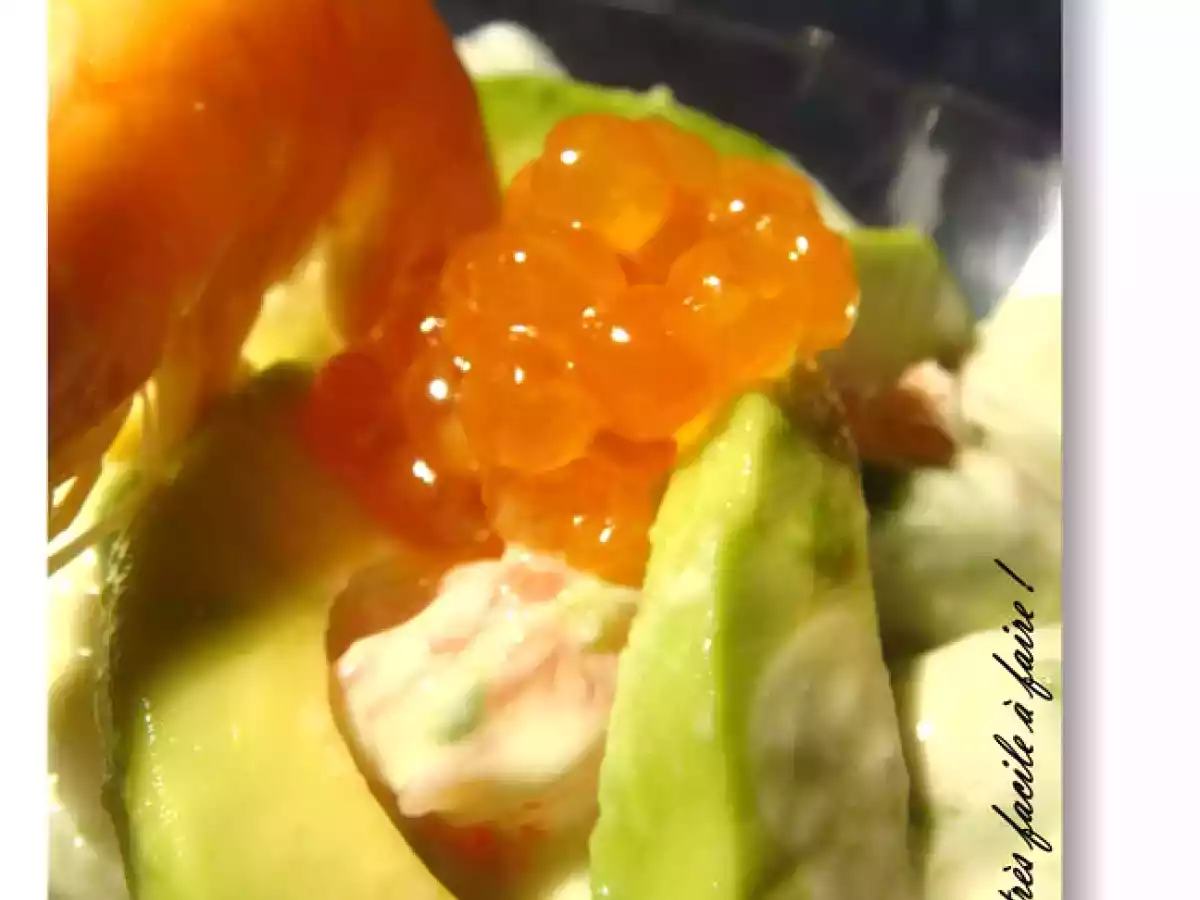 COCKTAIL CREVETTES AVOCAT PAMPLEMOUSSE - photo 2