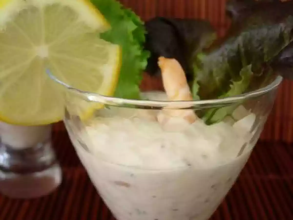 Cocktail de Crabe aux Crevettes Sauce Cognac