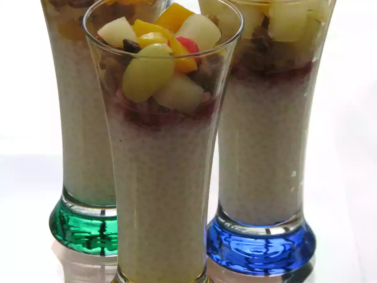 Cocktail de fruits aux perles du Japon