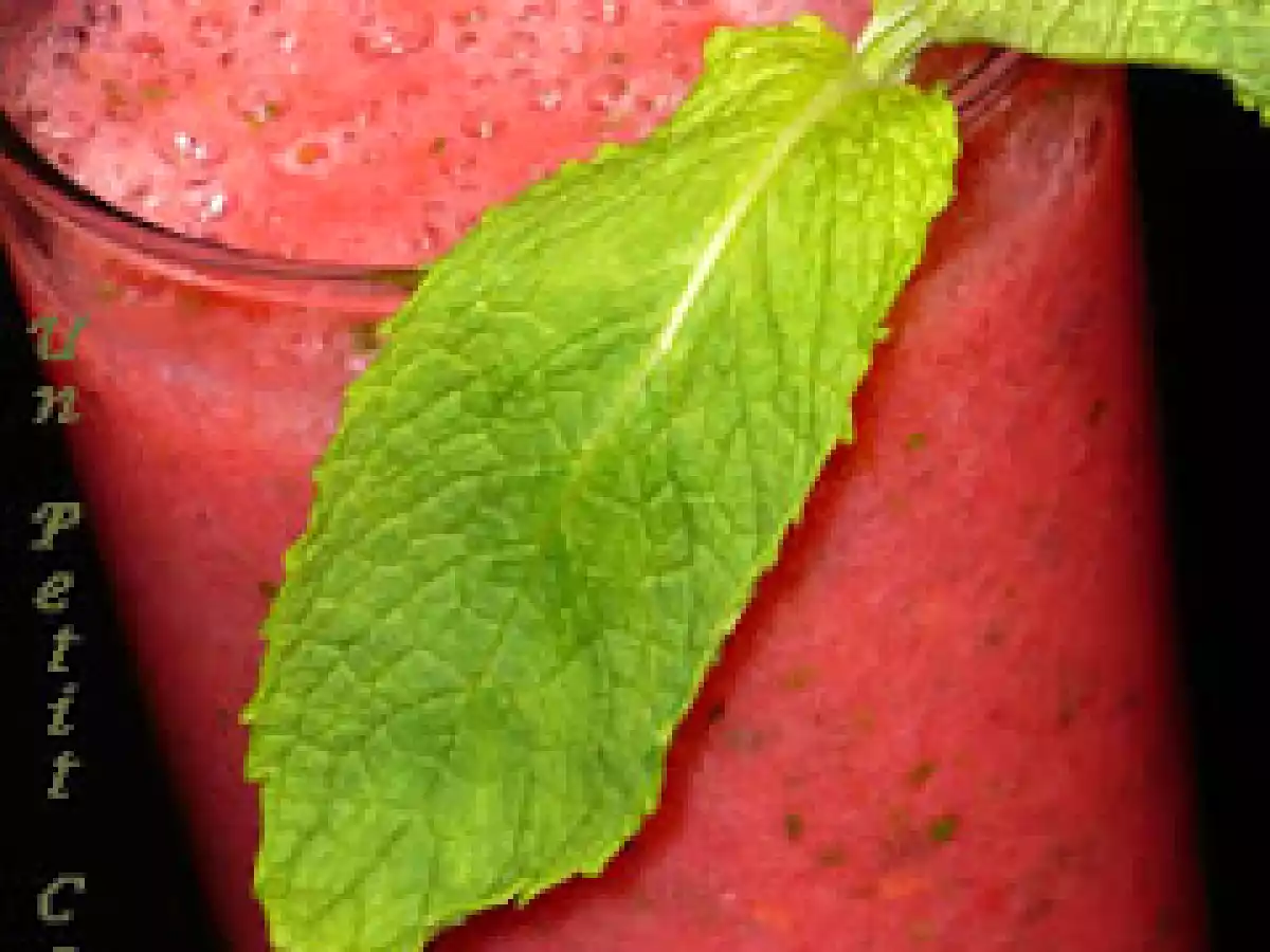 Cocktail estival fraise-menthe