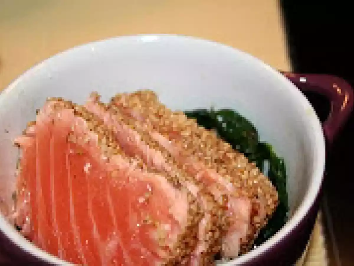 Cocotte épinard saumon au sésame