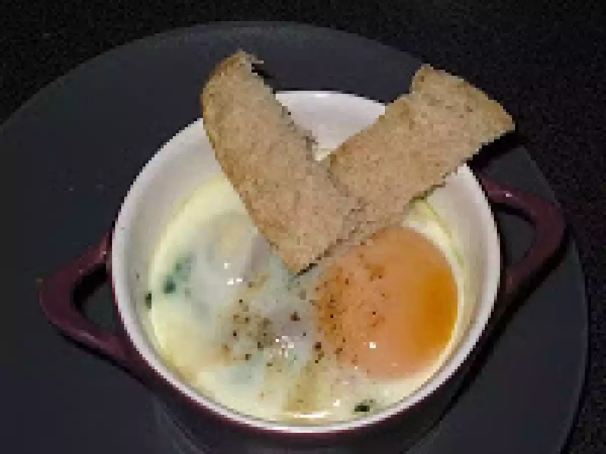 Cocotte oeuf épinard