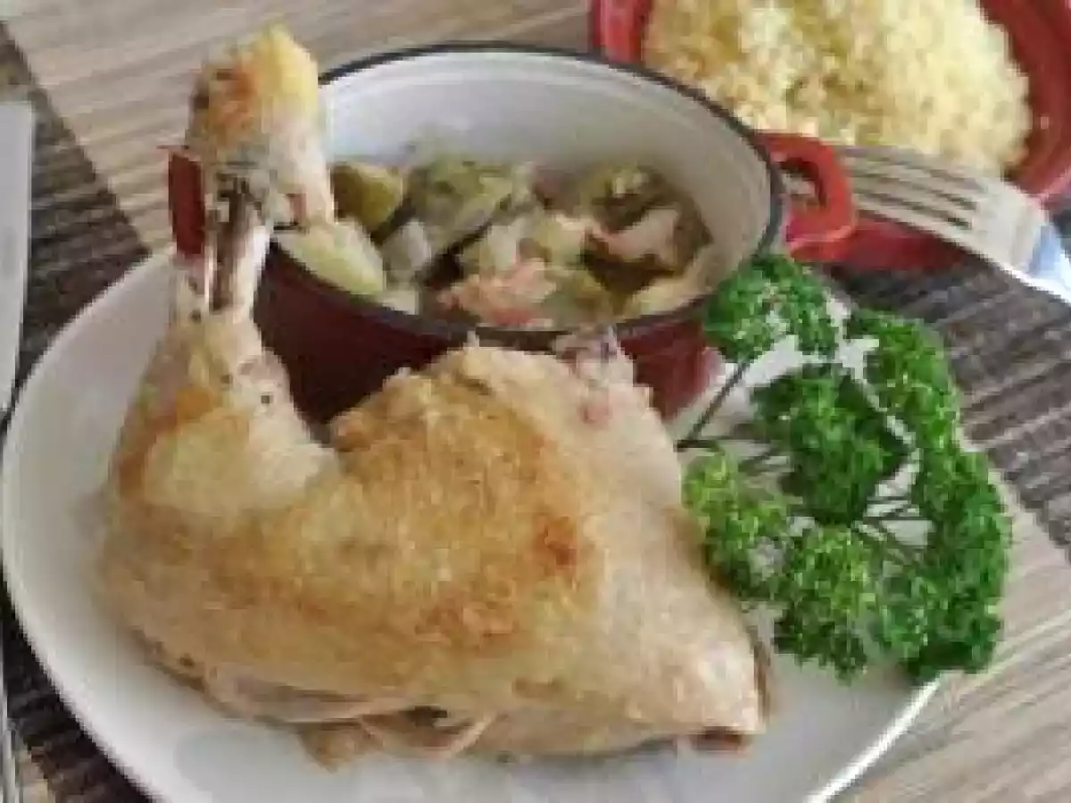 Cocotte poulet aux artichauts