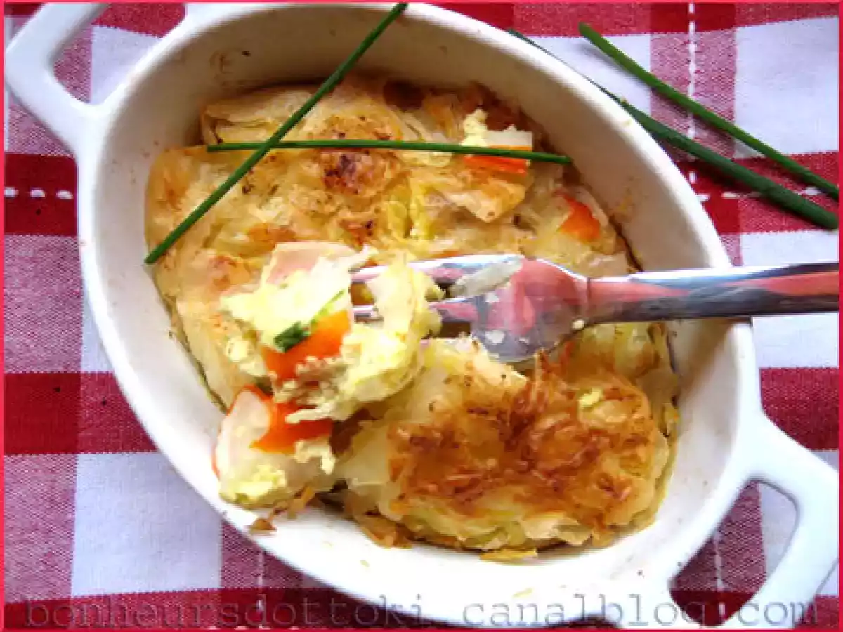 Cocottes de surimi façon pastilla