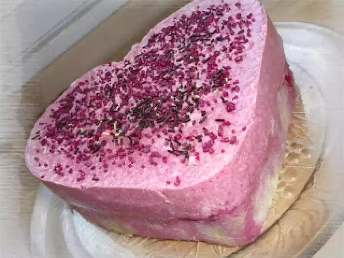 Coeur à la mousse de framboise - photo 2