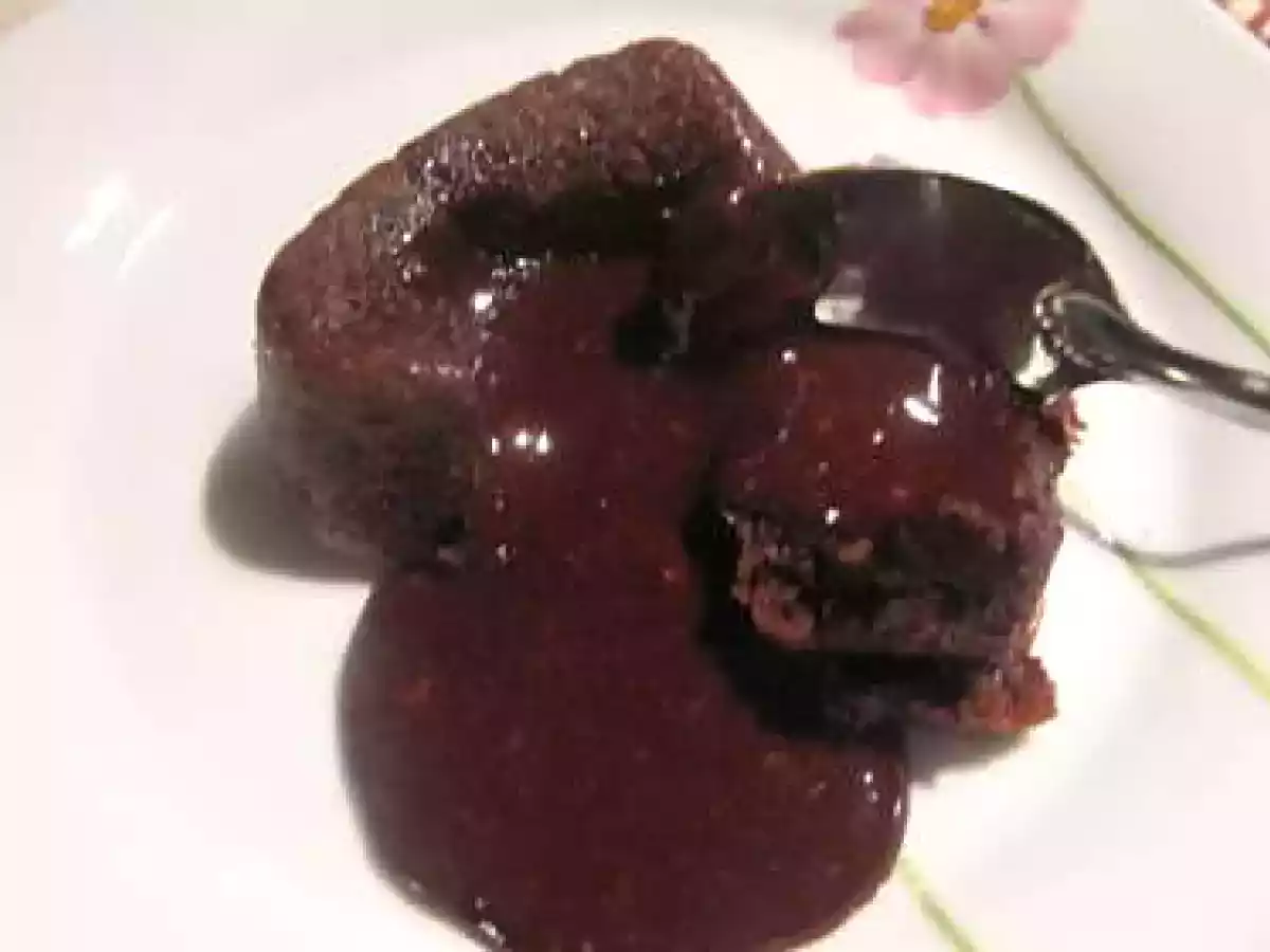 coeur coulant chocolat noisette - photo 2