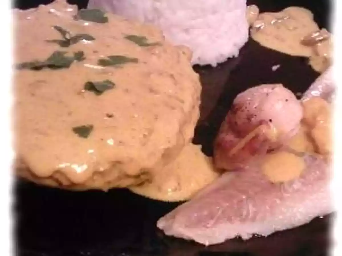 Coeur d'artichauts et noix de st jacques à la creme safranée