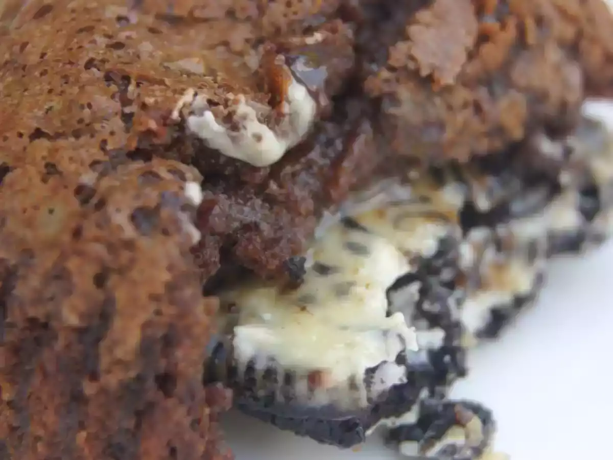 Coeur fondant chocolat et oreo blanc