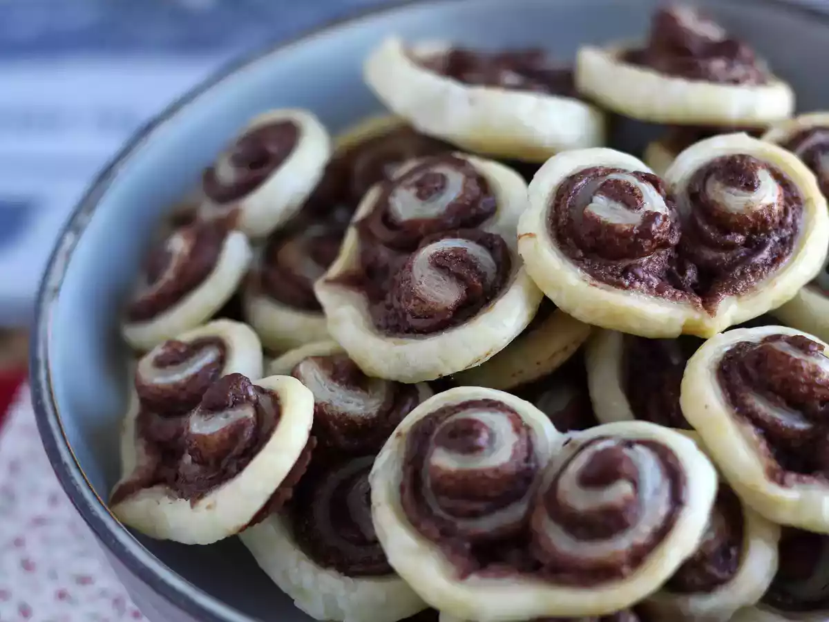 Coeurs feuilletés à la pâte à tartiner pour la Saint Valentin - photo 3