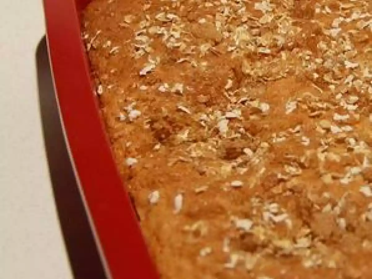 Coffee cake à l'ananas et aux flocons d'avoine, sans gluten, ni lactose