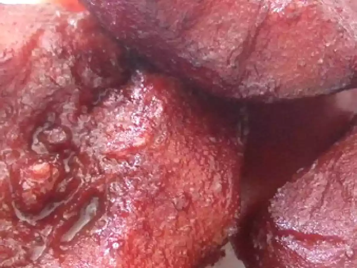 Coings rôtis au four