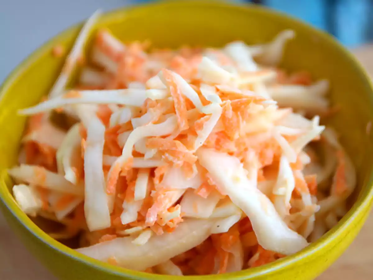 Coleslaw à l'américaine (salade de chou et carotte) - photo 3