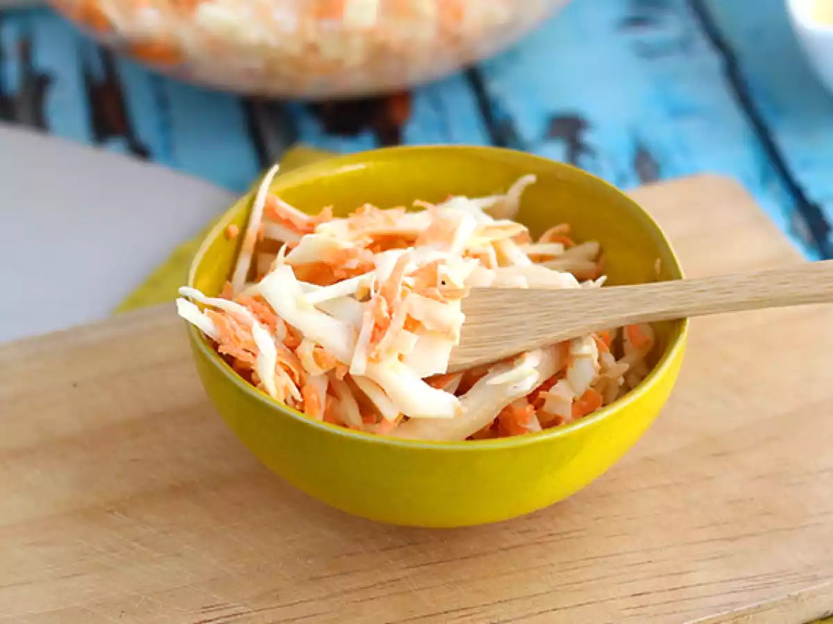 Coleslaw à l'américaine (salade de chou et carotte) - photo 4