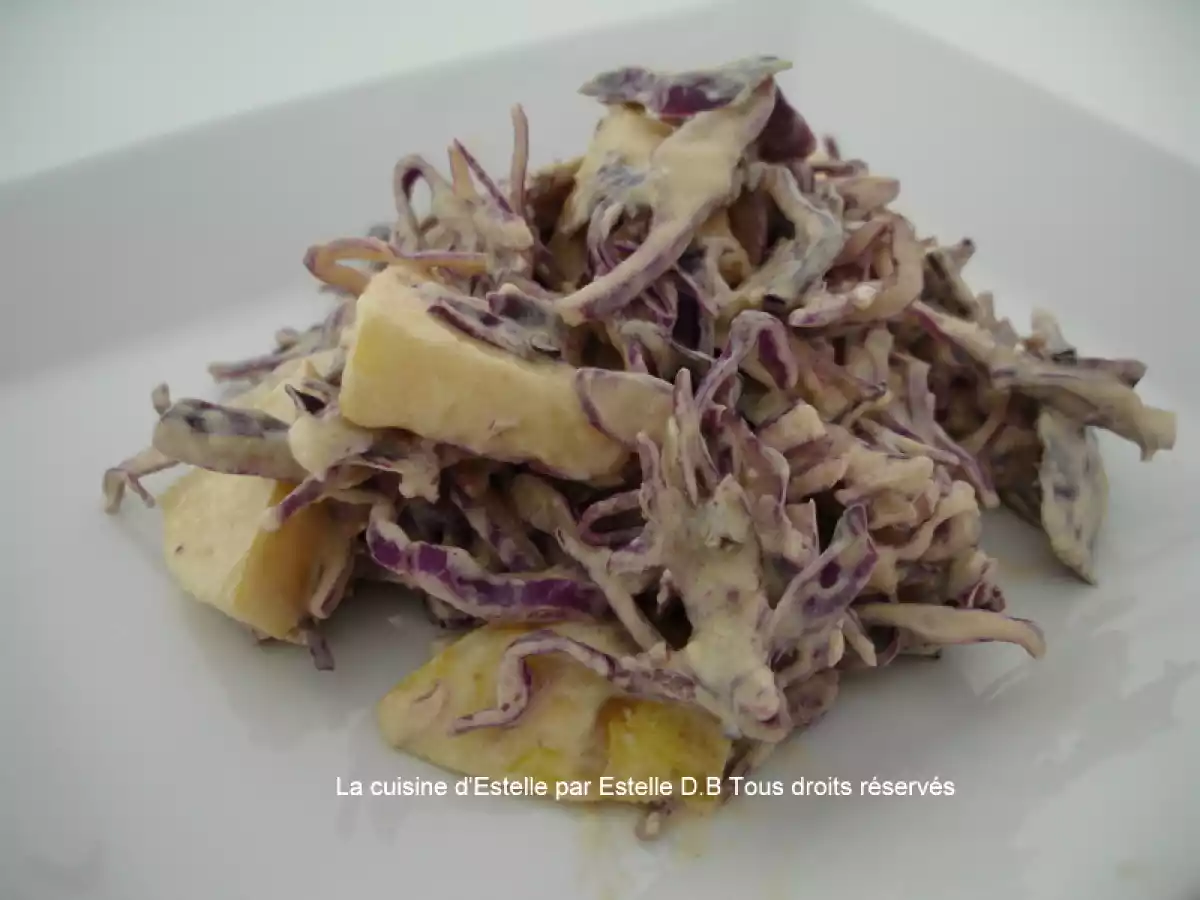 Coleslaw au choux rouge